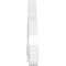 Ekena Millwork Ericson Architectural Grade PVC Gable Bracket, 60"W x 27 1/2"H x 4"D x 6"F, 11/12 Pitch GBP060X28X0406ERI00 - alternate 5